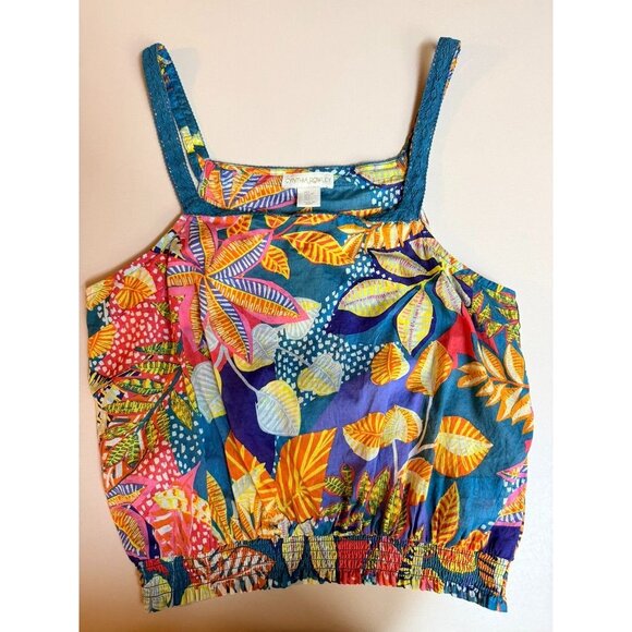 Cynthia Rowley Tropical Floral Tank – Size Large - Picture 3 of 11